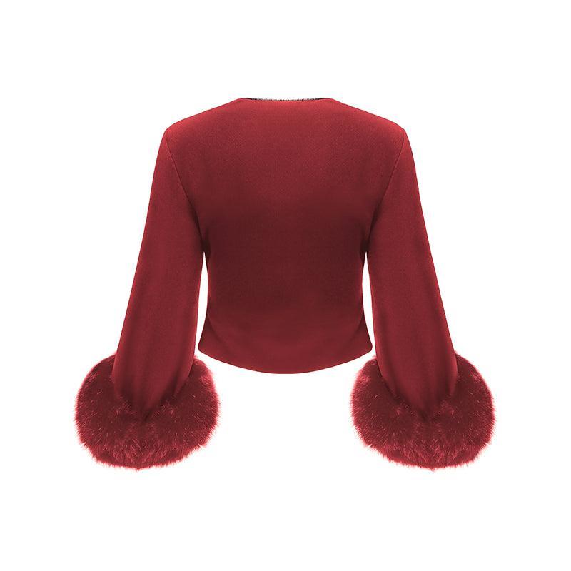 Phoebe Top (Red) (Final Sale) Product Image