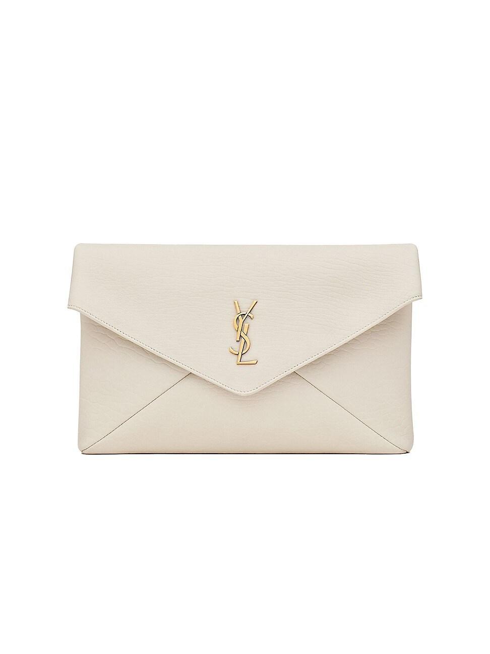 Womens Cassandre Large Envelope Pouch in Lambskin Product Image