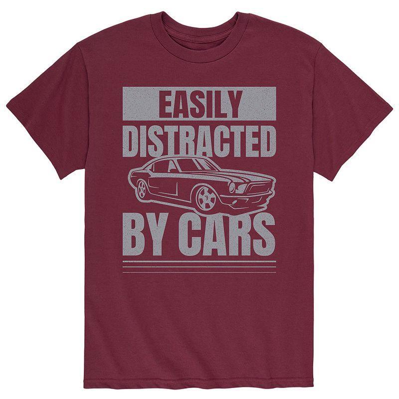 Mens Easily Distracted By Cars Tee Product Image