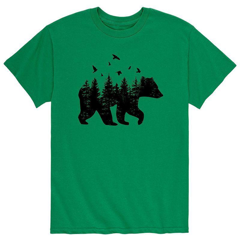 Mens Forest Bear Silhouette Tee Product Image