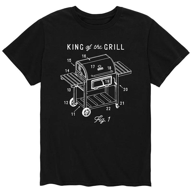 Mens King Of The Grill Diagram Tee Product Image