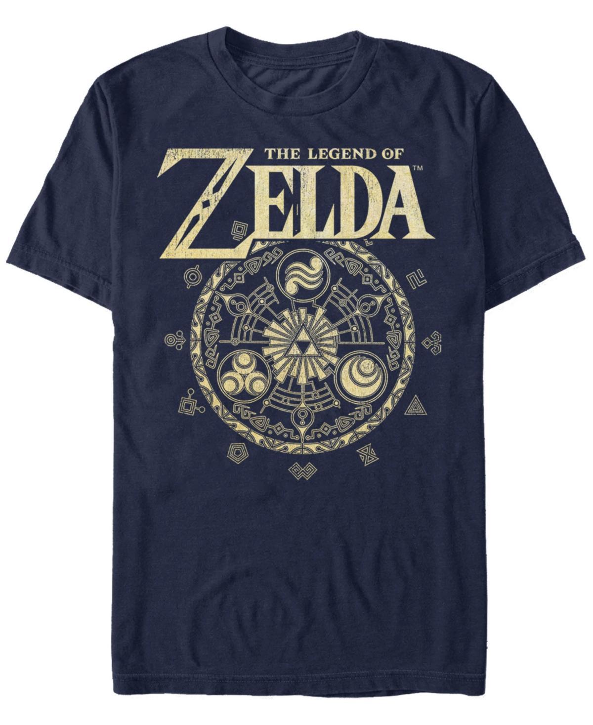 Mens Legend of Zelda Graphic Tee Blue Product Image