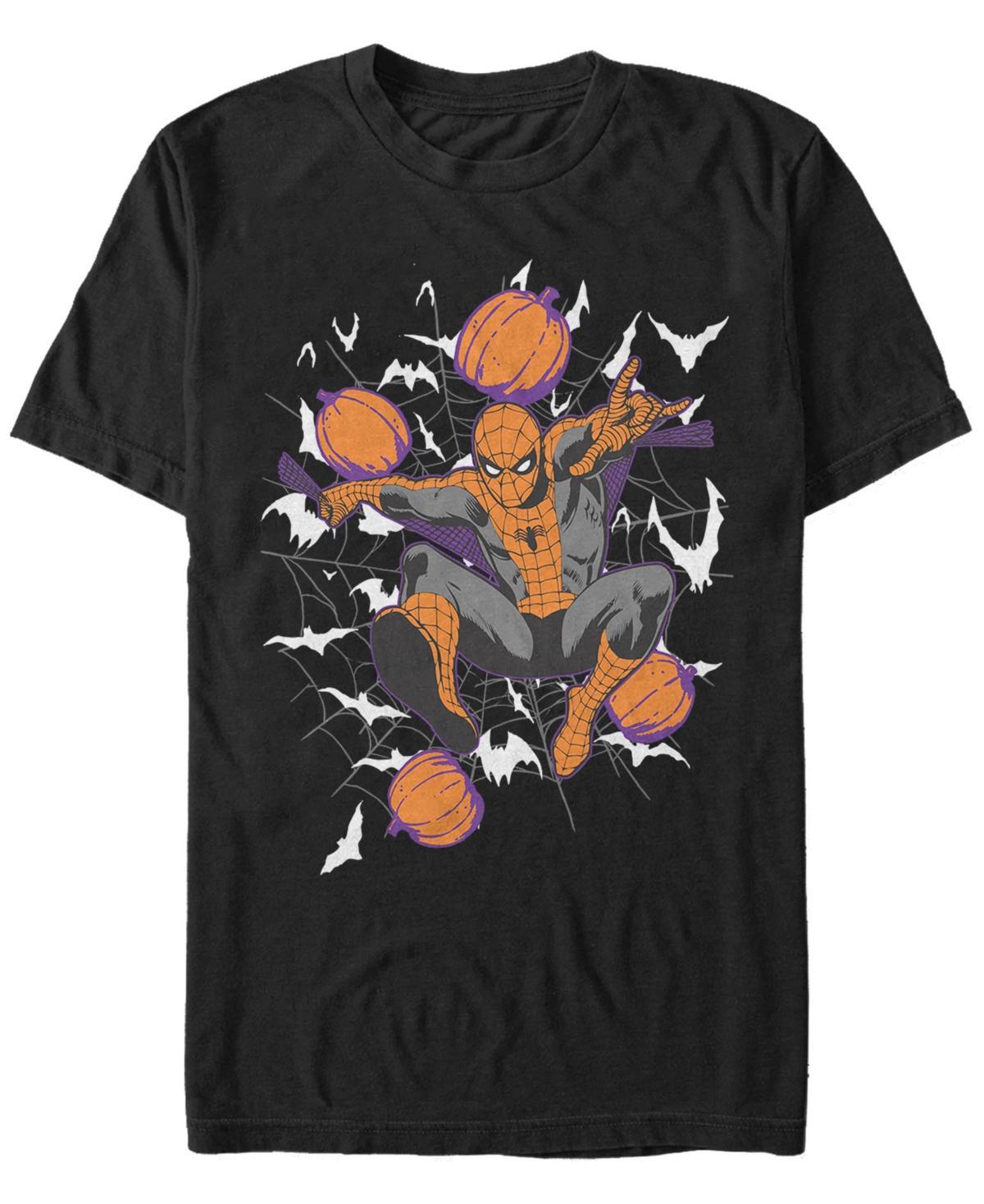 Mens Marvel Spider-Man Halloween Collage Tee Product Image