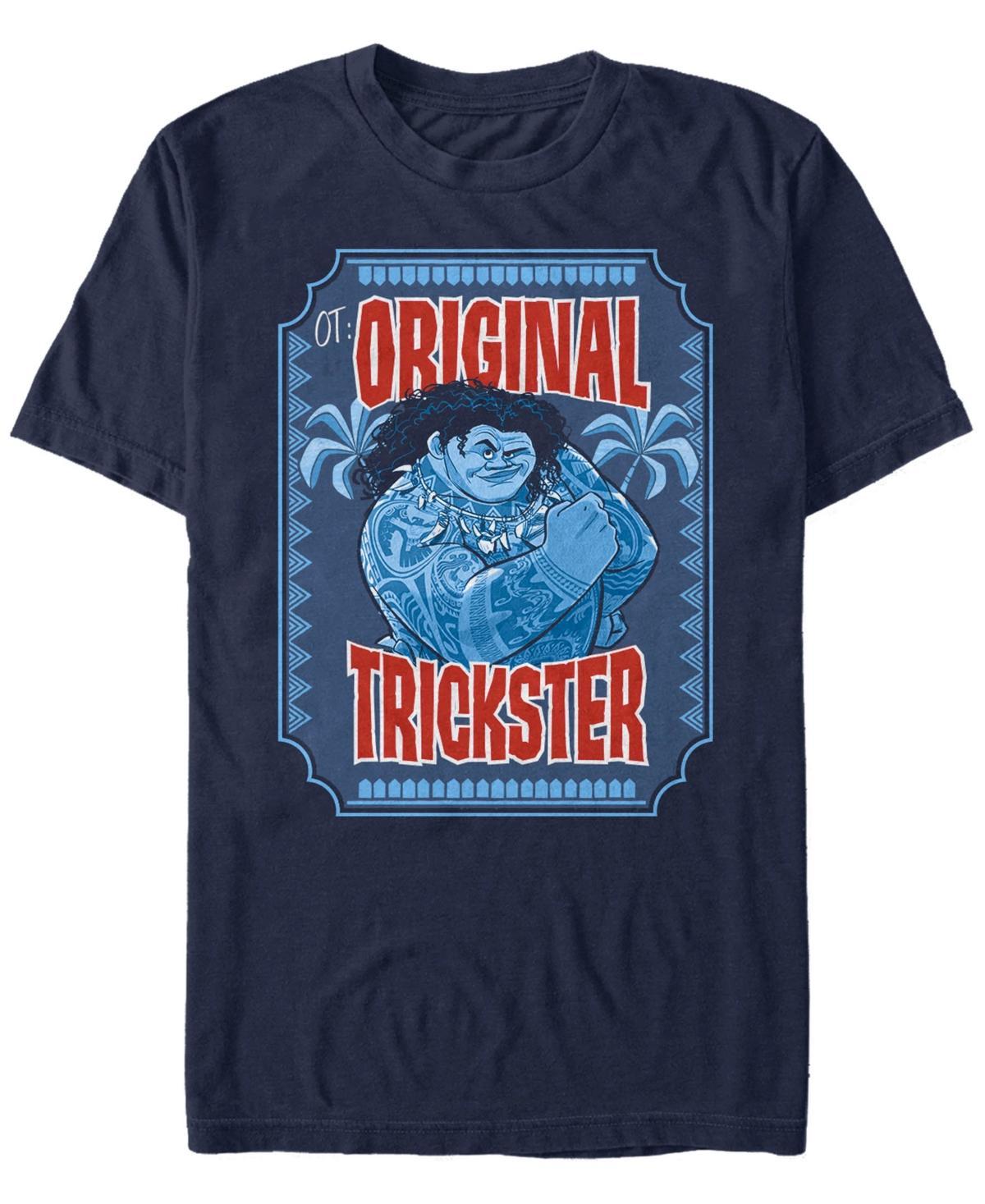 Disneys Moana Mens Original Trickster Graphic Tee Blue Product Image