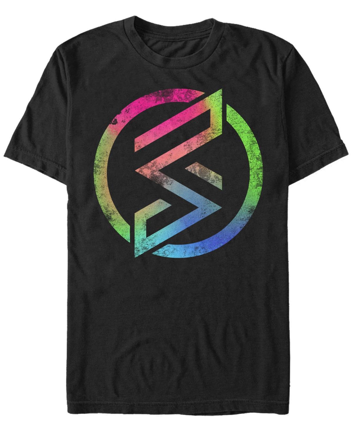 Marvel Mens Marvel Rising Secret Warriors Rainbow Emblem, Short Sleeve T-Shirt Product Image