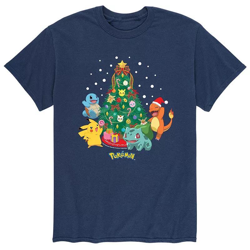 Mens Pokemon Christmas Tree Tee Product Image