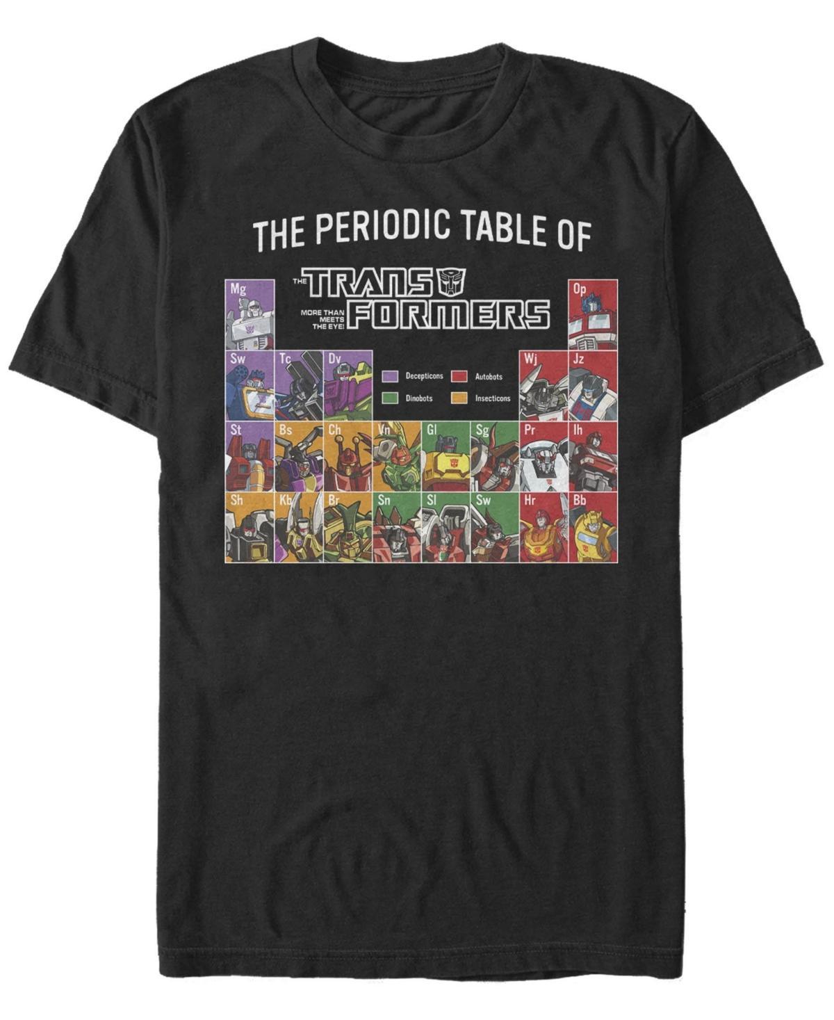 Big & Tall Transformers The Periodic Table Of Transformers Tee, Mens Product Image