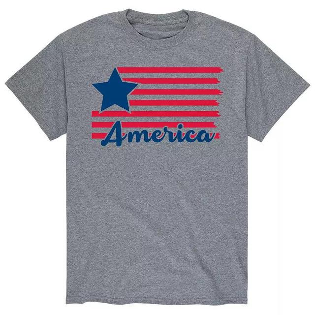 Mens American Flag and Star Tee Product Image