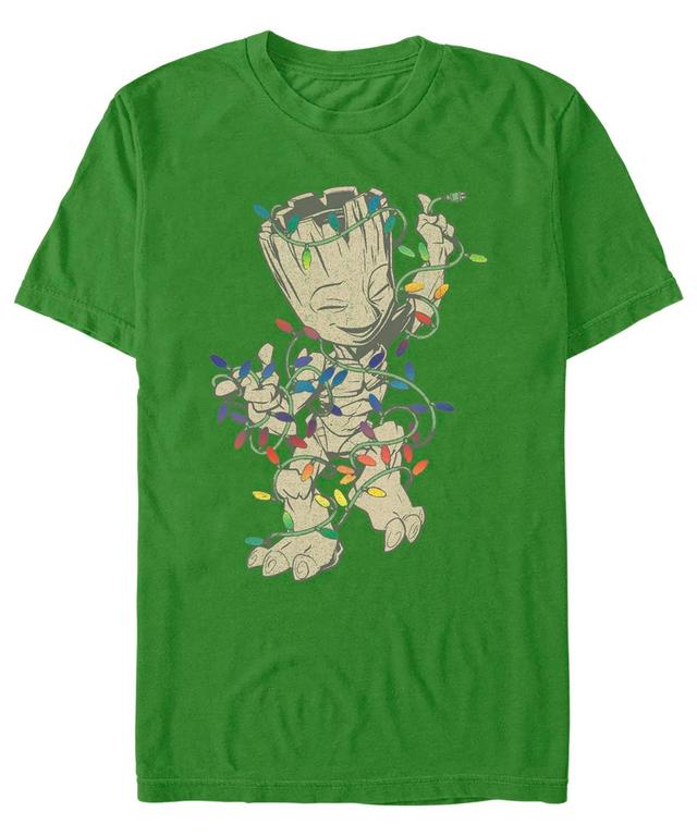 Mens Marvel Guardians Of The Galaxy Groot Christmas Dance Graphic Tee Product Image