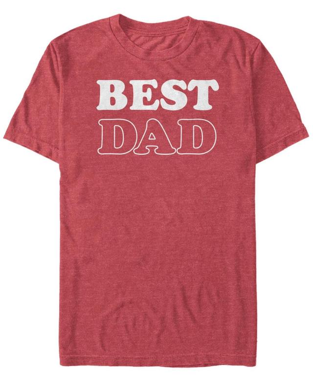 Fifth Sun Mens Best Dad Short Sleeve Crew T-shirt Product Image