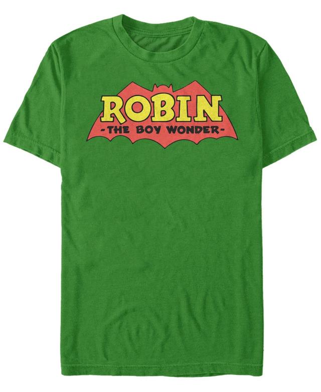 Fifth Sun Dc Mens Batman Robin The Boy Wonder Logo Short Sleeve T-Shirt Product Image