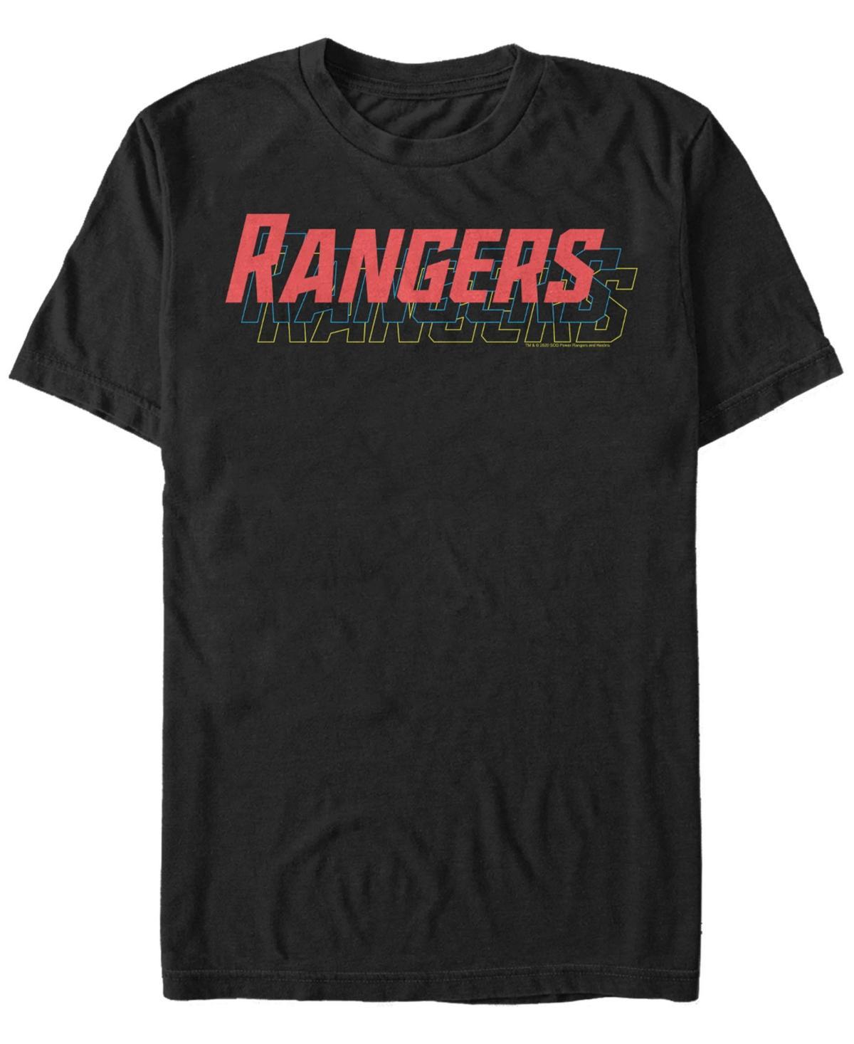 Mens Power Rangers Ranger Big Face Tee Product Image