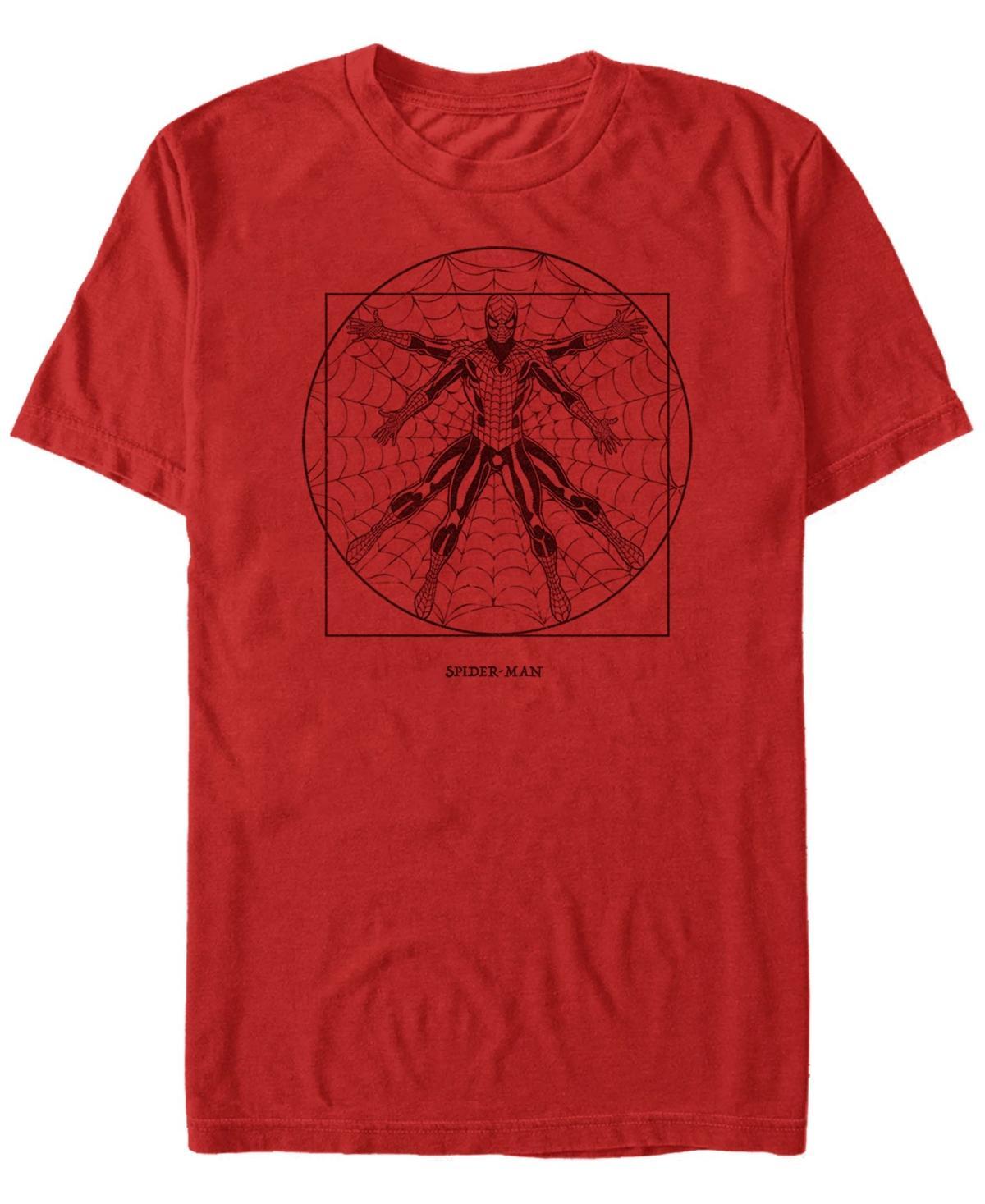 Fifth Sun Mens Vitruvian Spider Short Sleeve Crew T-shirt Product Image