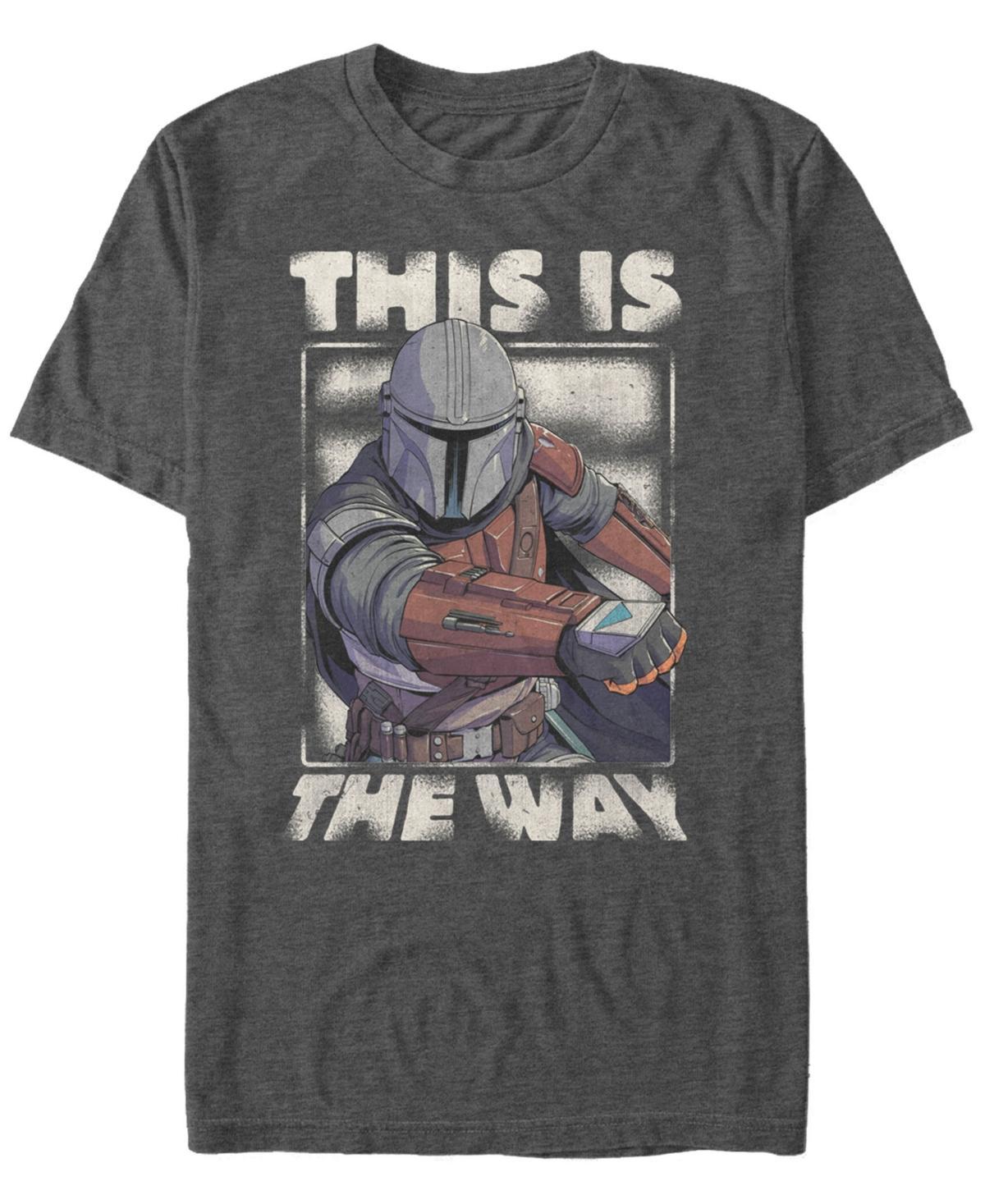 Mens Star Wars The Mandalorian This Is The Way Portrait Tee Product Image