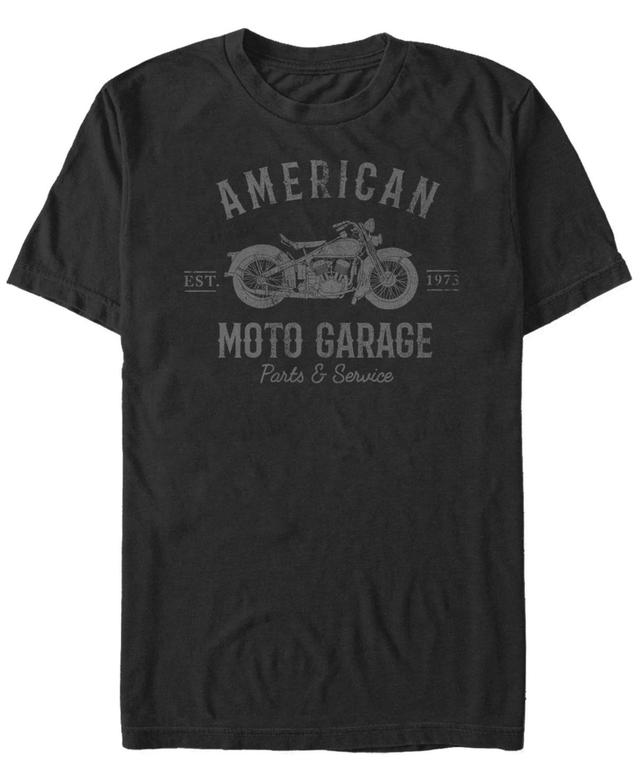 Fifth Sun Mens Generic Additude American Moto Garage Short Sleeve T-shirt Product Image