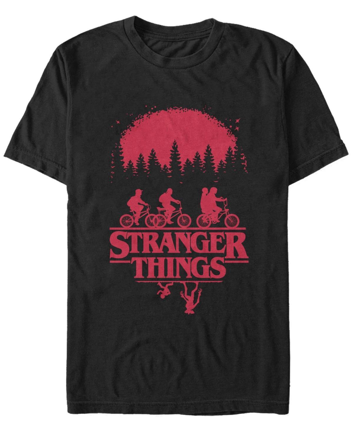 Mens Stranger Things Simple Poster Short Sleeve T-shirt Product Image