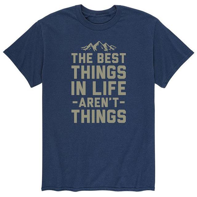 Mens Best Things In Life Tee Blue Product Image