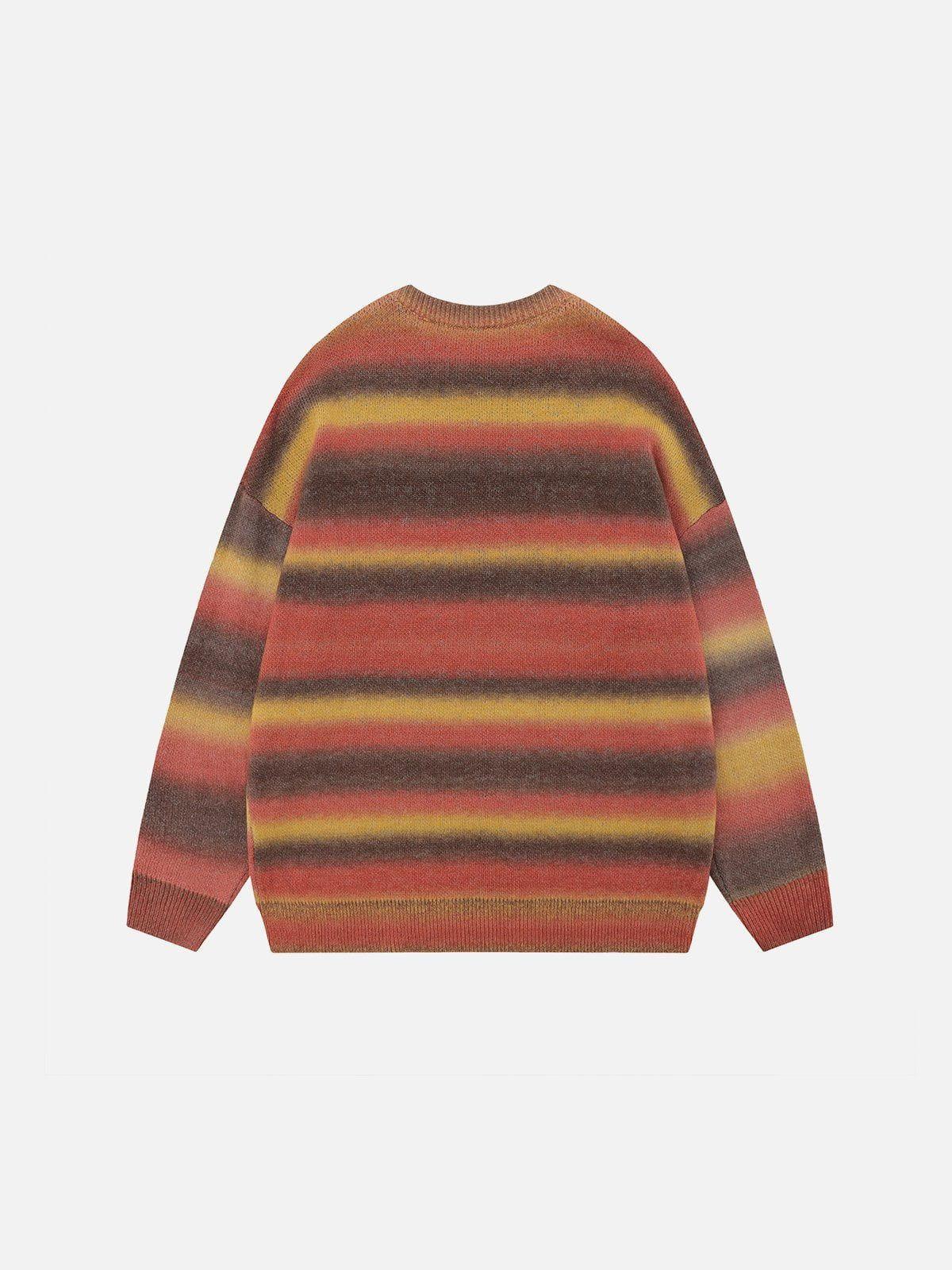 Aelfric Eden Gradient Stripe Star Sweater Product Image