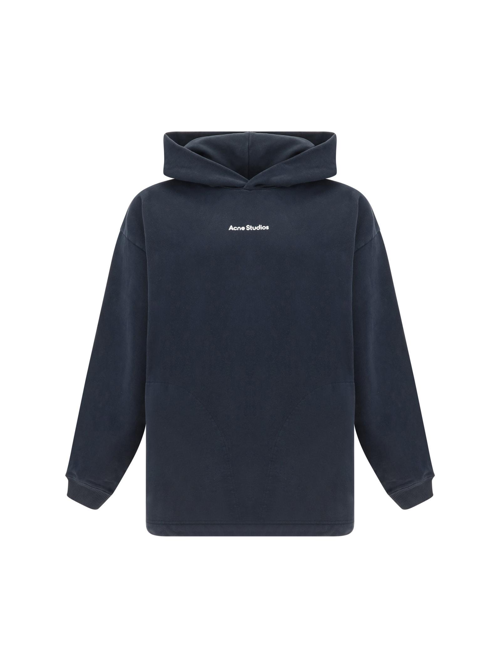 Logo Printed Oversized Hoodie In Black Product Image