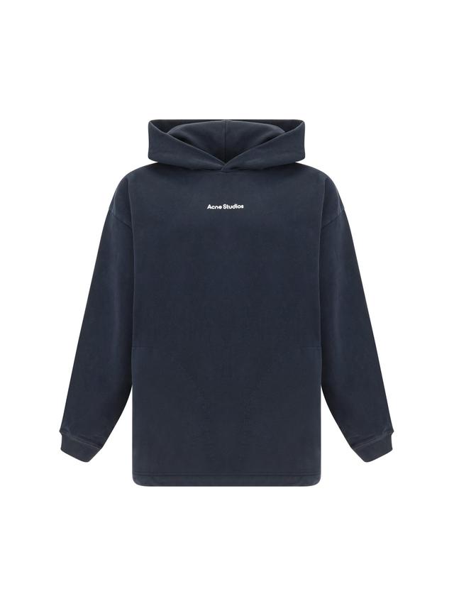 Logo Printed Oversized Hoodie In Black Product Image