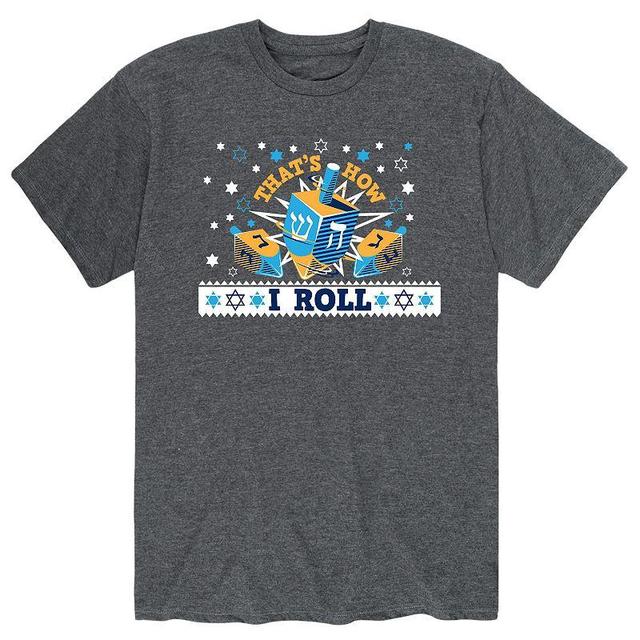 Mens How I Roll Graphic Tee Product Image