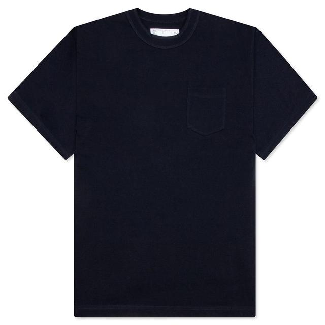 Cotton Jersey T-Shirt - Navy Male Product Image