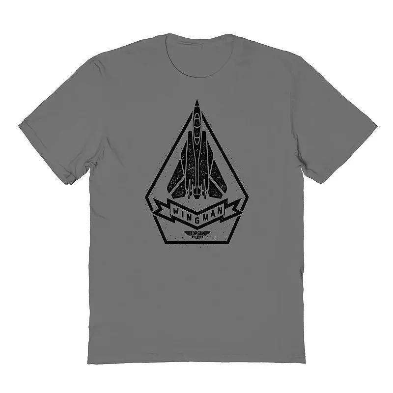 Mens Wingman Graphic Tee Grey Product Image