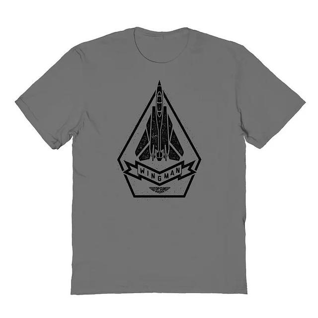 Mens Wingman Graphic Tee Grey Product Image