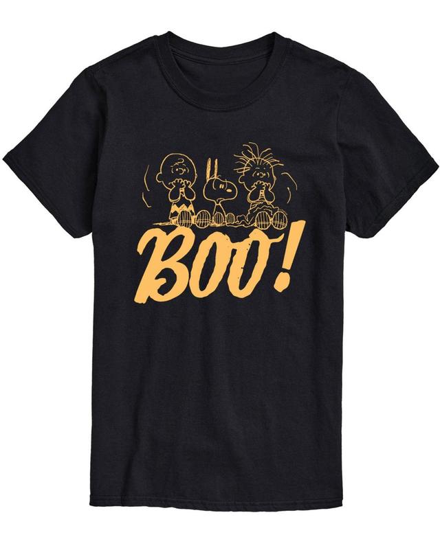 Mens Peanuts BOO Tee Blue Product Image