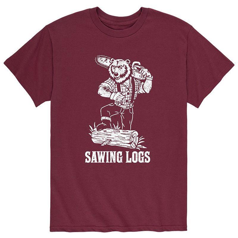 Mens Sawing Logs Tee Product Image