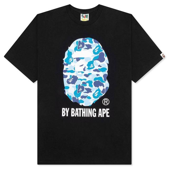 ABC Camo By Bathing Ape Tee - Black/Blue Male Product Image