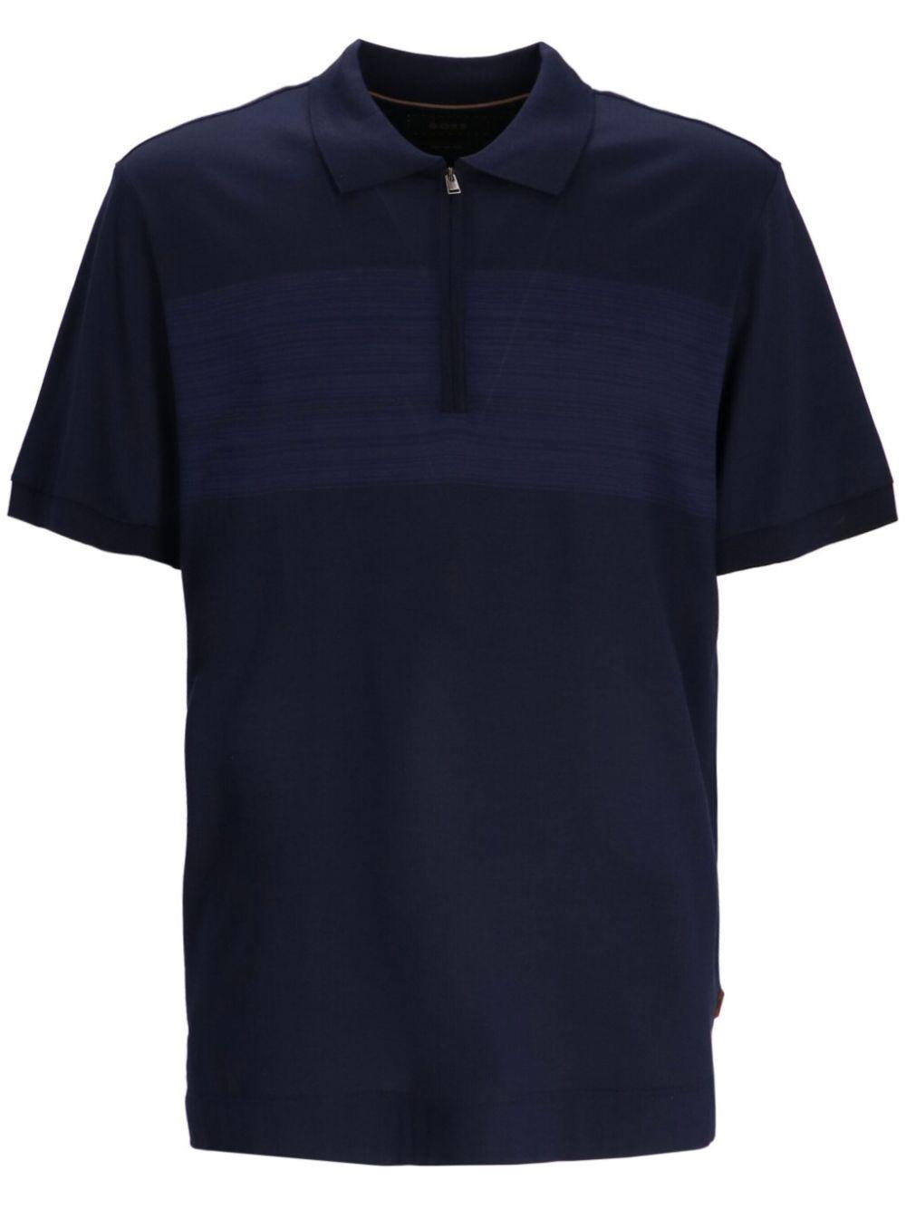 HUGO BOSS L-payrot 02 Polo Shirt In Blue Product Image