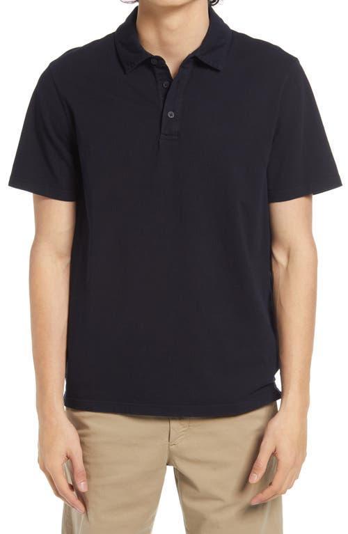 Vince Regular Fit Garment Dyed Cotton Polo Product Image