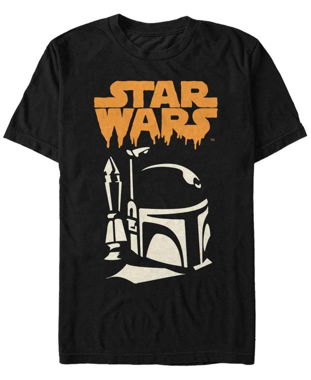 Mens Star Wars Boba Fett Halloween Logo Graphic Tee Product Image