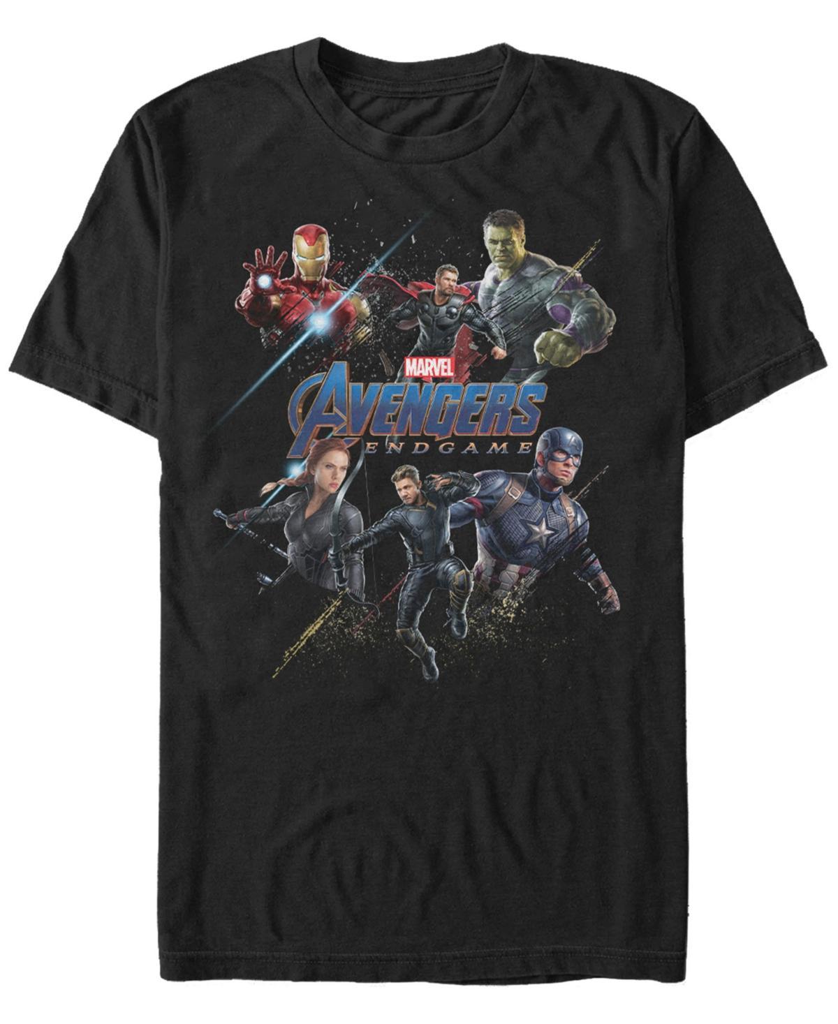 Mens Marvel Avengers: Endgame Heroes Logo Tee Black Product Image