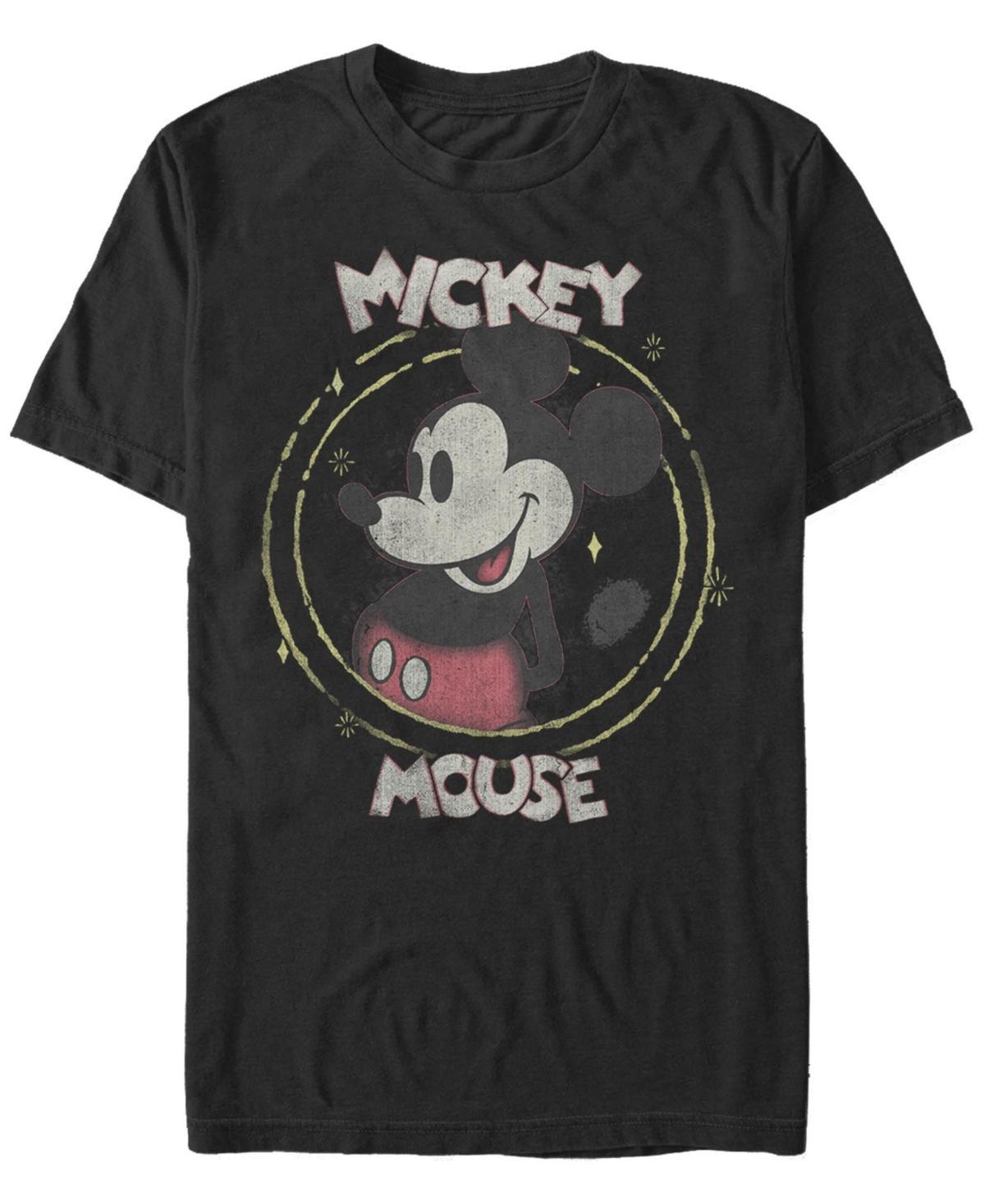 Fifth Sun Mens Happy Mickey Short Sleeve Crew T-shirt Product Image