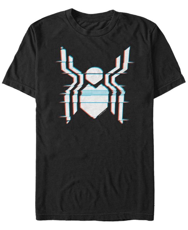 Mens Marvel Spider-Man Short Sleeve Graphic Tee Black Product Image