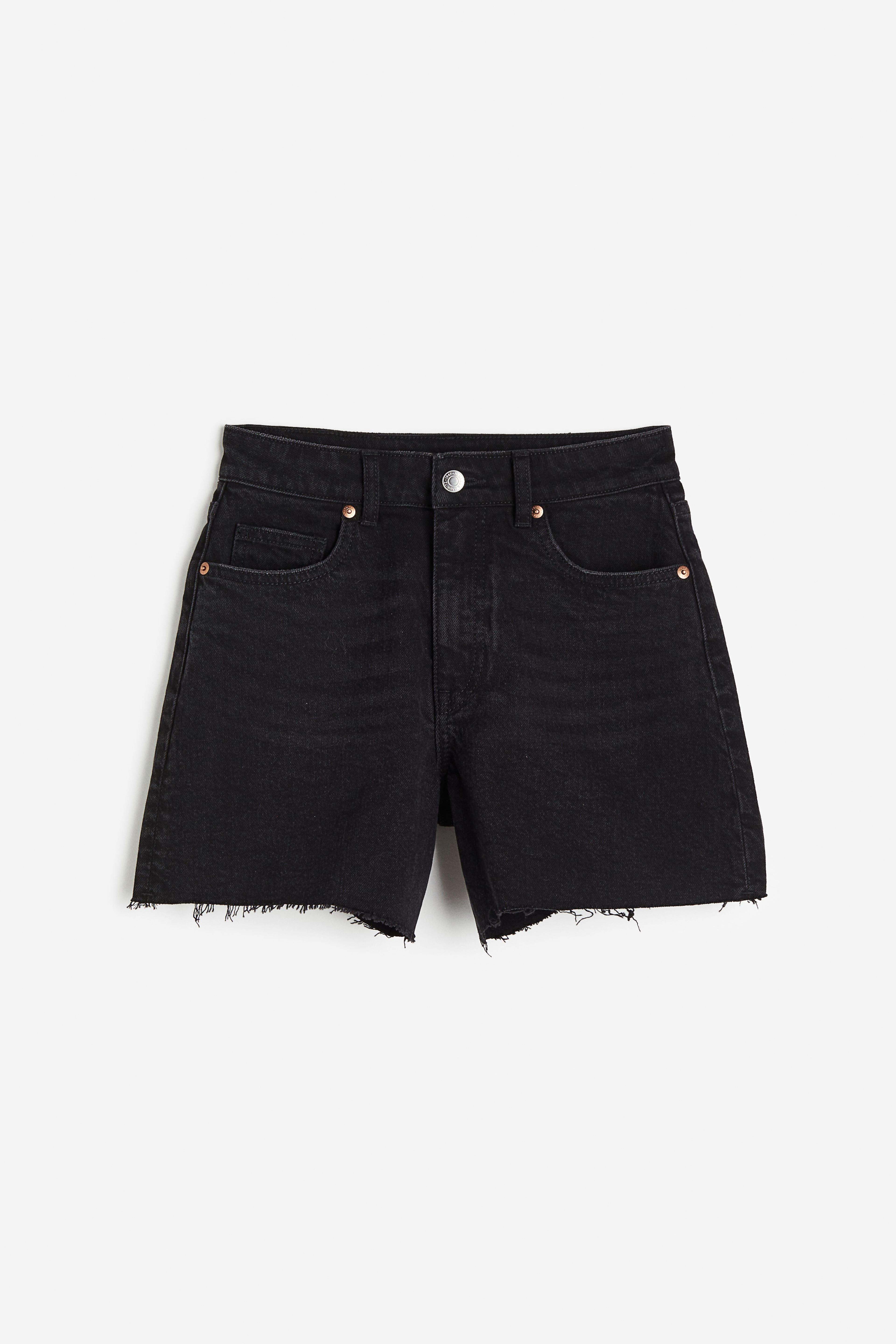 High Denim Shorts Product Image