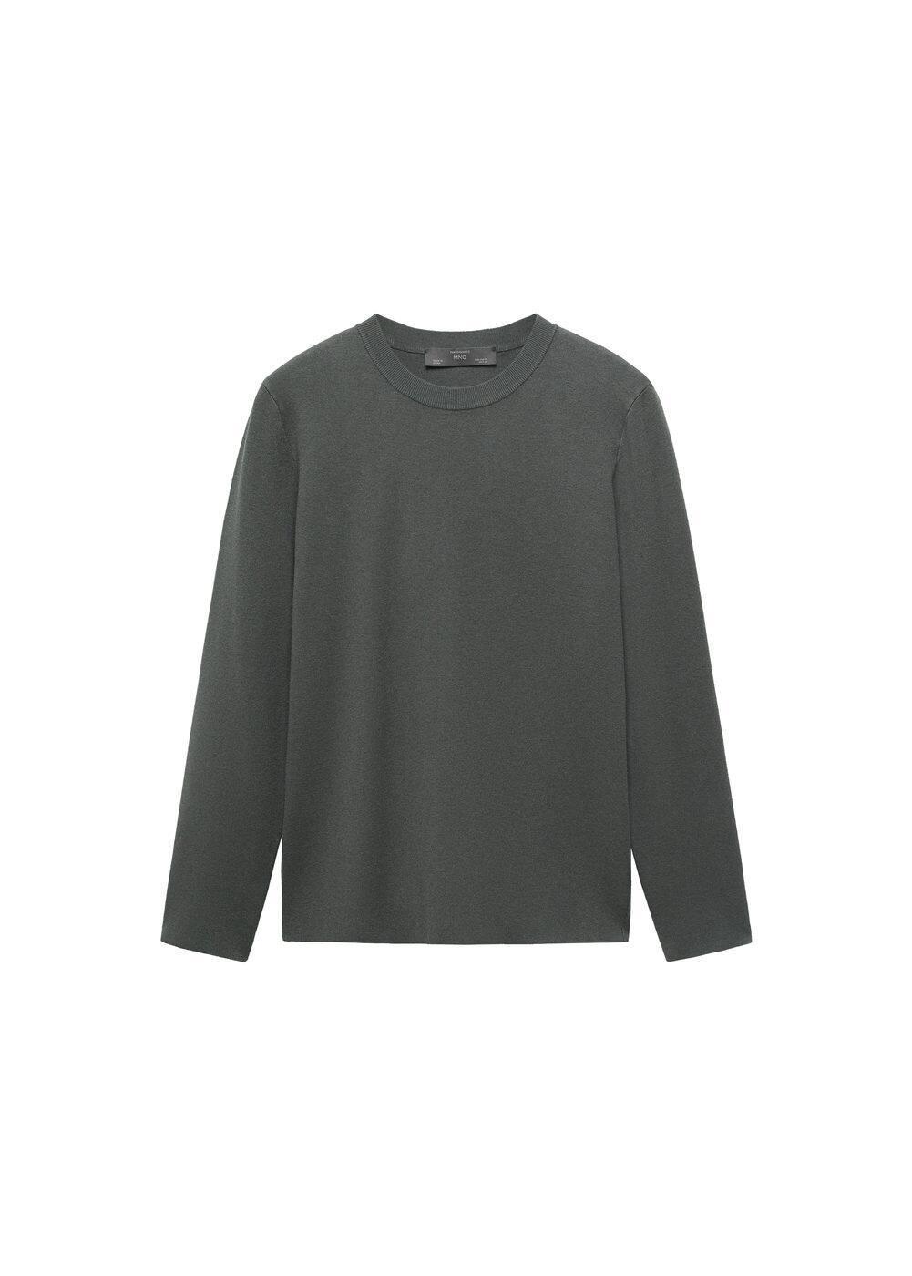 MANGO MAN - Thermoregulating fine-knit sweater dark greyMen Product Image