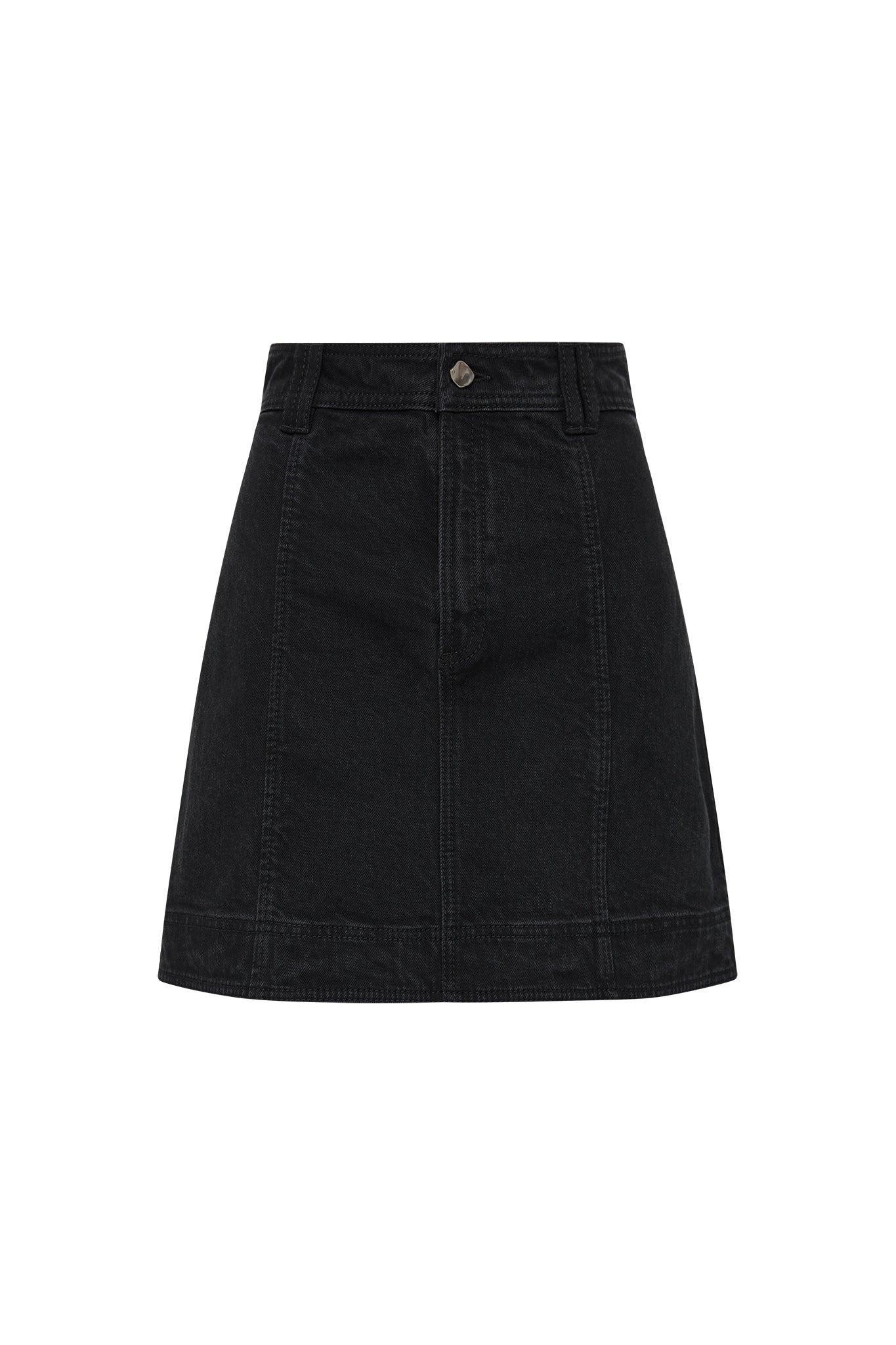 Maya Denim Mini Skirt Product Image