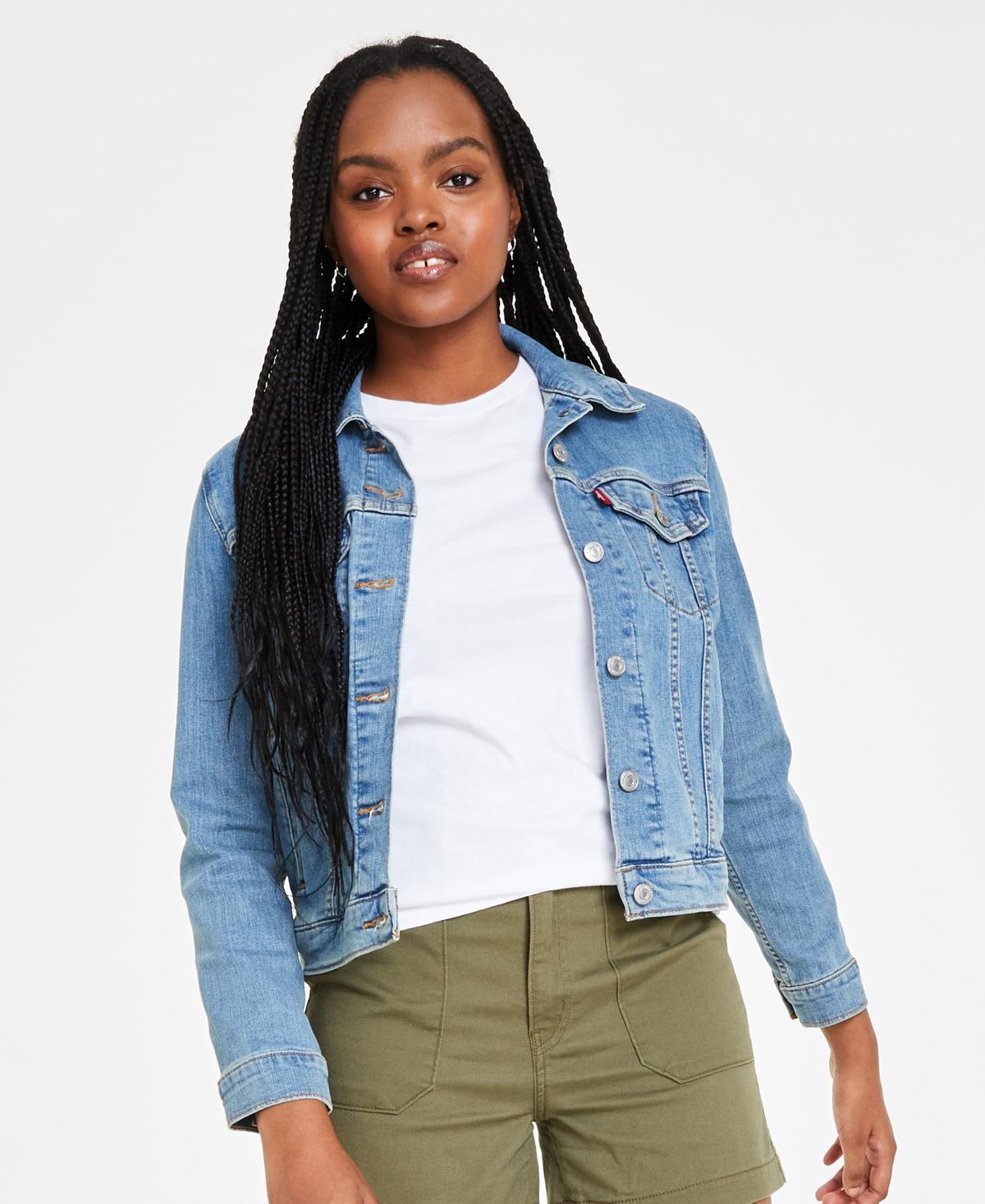 Levis Womens Original Cotton Denim Trucker Jacket Product Image