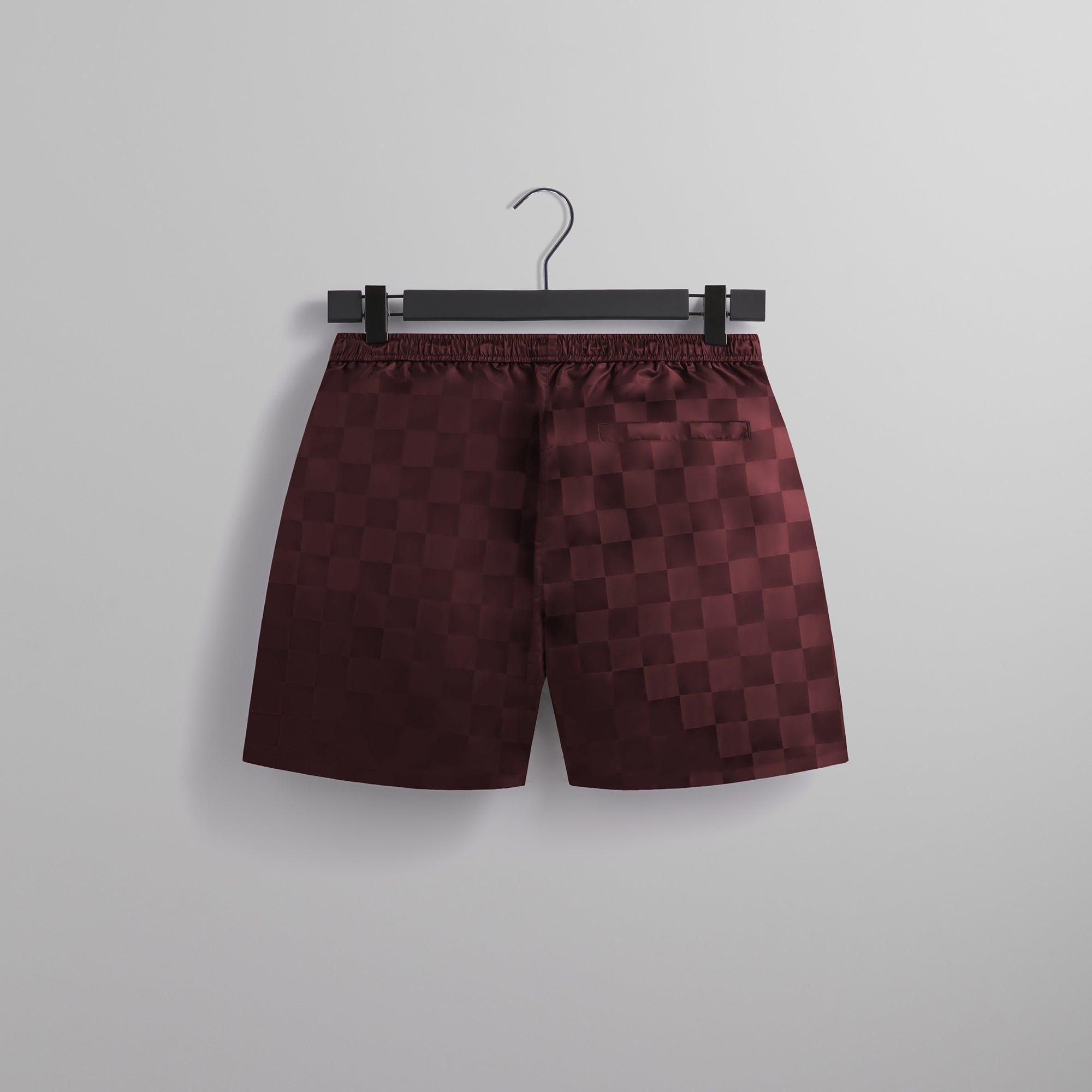 Kith Checkered Satin Collins Short - Rave Male Product Image