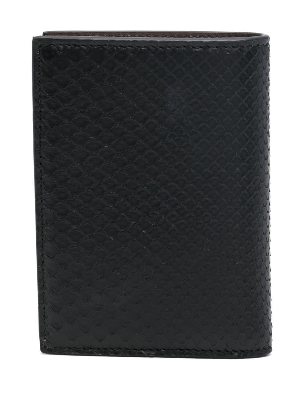 Leather Wallet In Black Product Image