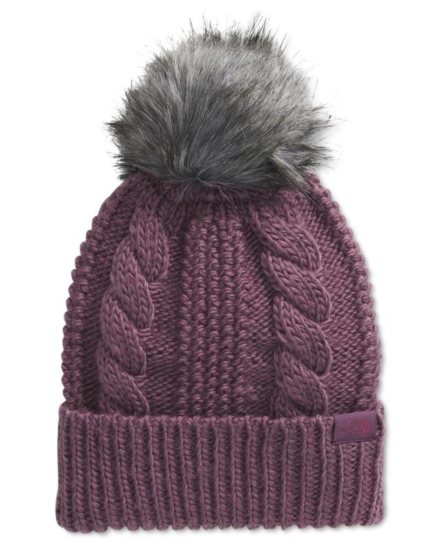 The North Face Womens Oh Mega Faux-Fur Pompom Beanie Product Image