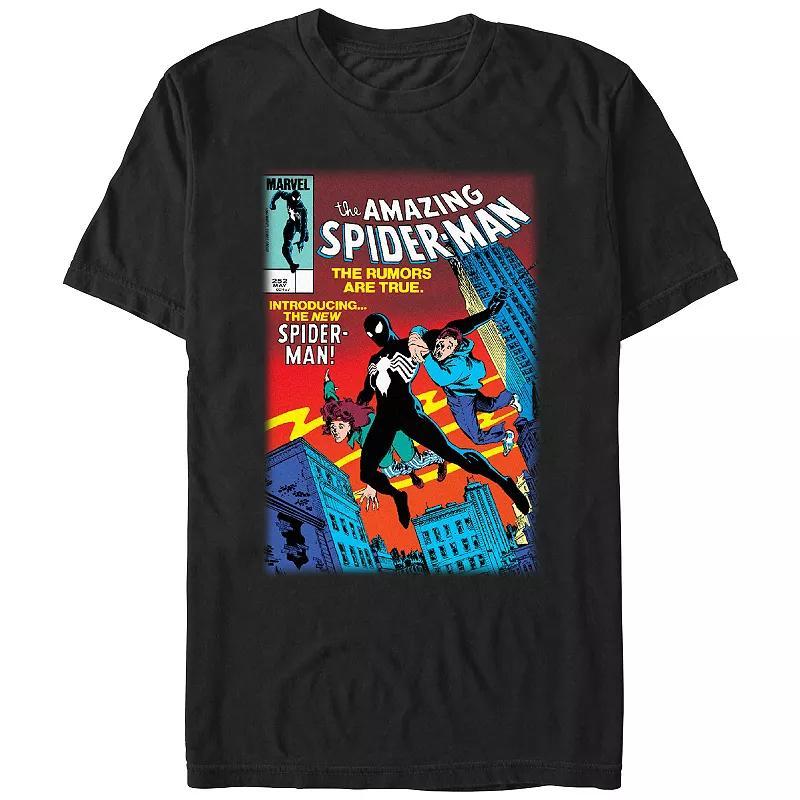 Mens Spider-Man The New Spider-Man Comic Cover Graphic Tee Product Image