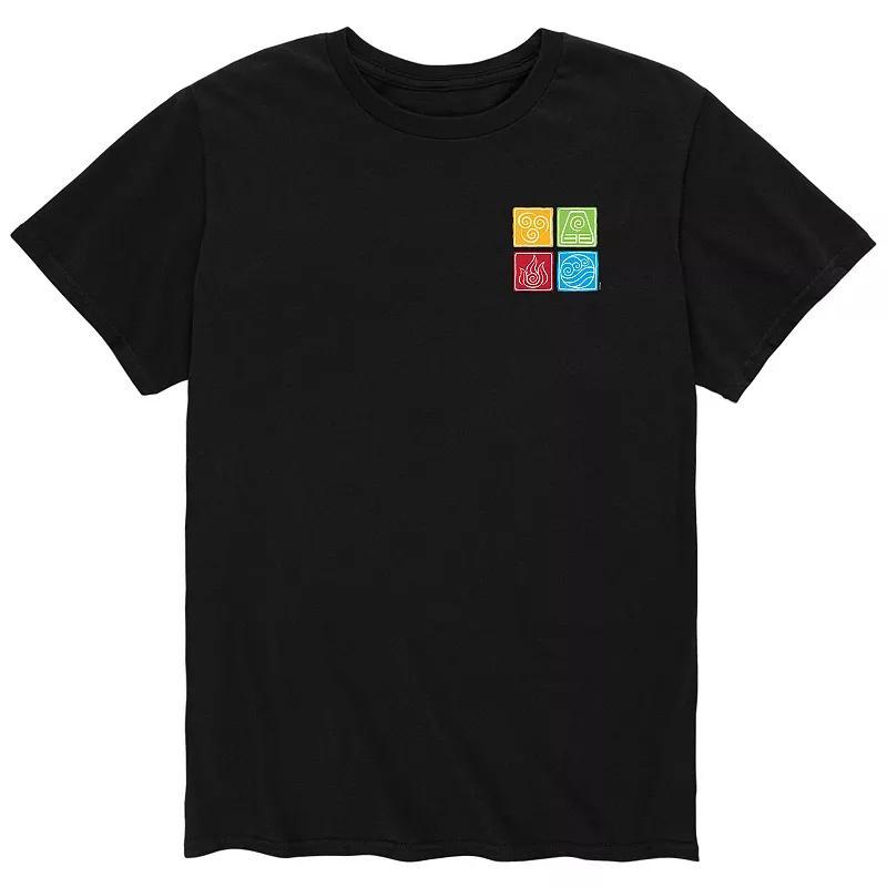 Mens Nickelodeon Avatar Color Elements Tee Product Image