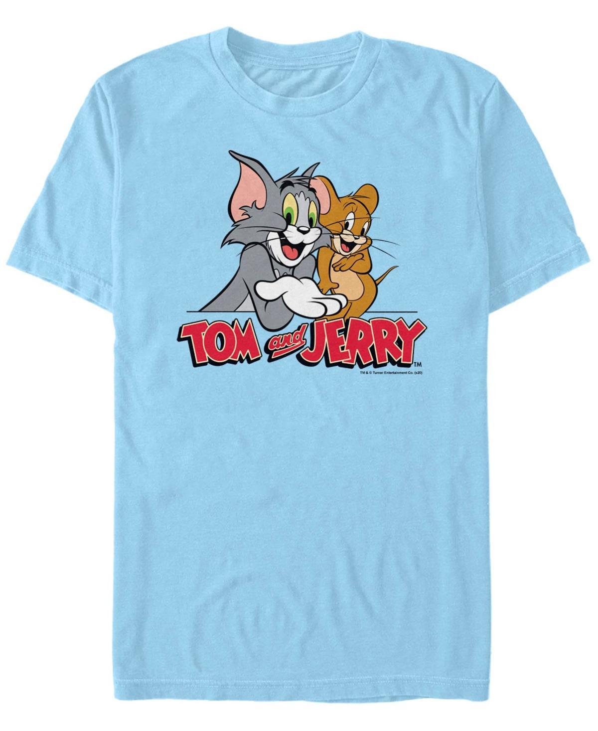 Mens Tom And Jerry Full Color Portrait Logo Tee Product Image