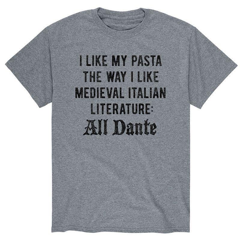 Mens Pasta All Dante Tee Athletic Grey Product Image