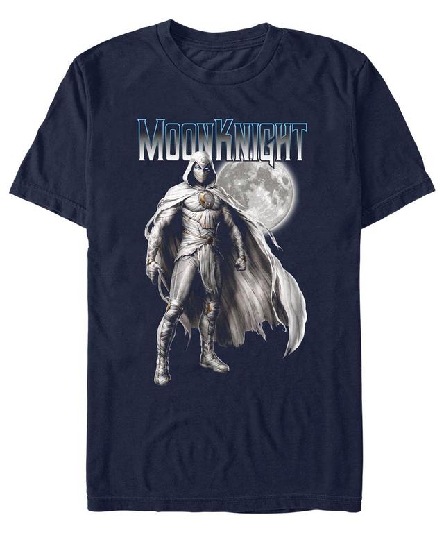 Mens Marvel Moon Knight Moon Full Body Pose Tee Blue Product Image