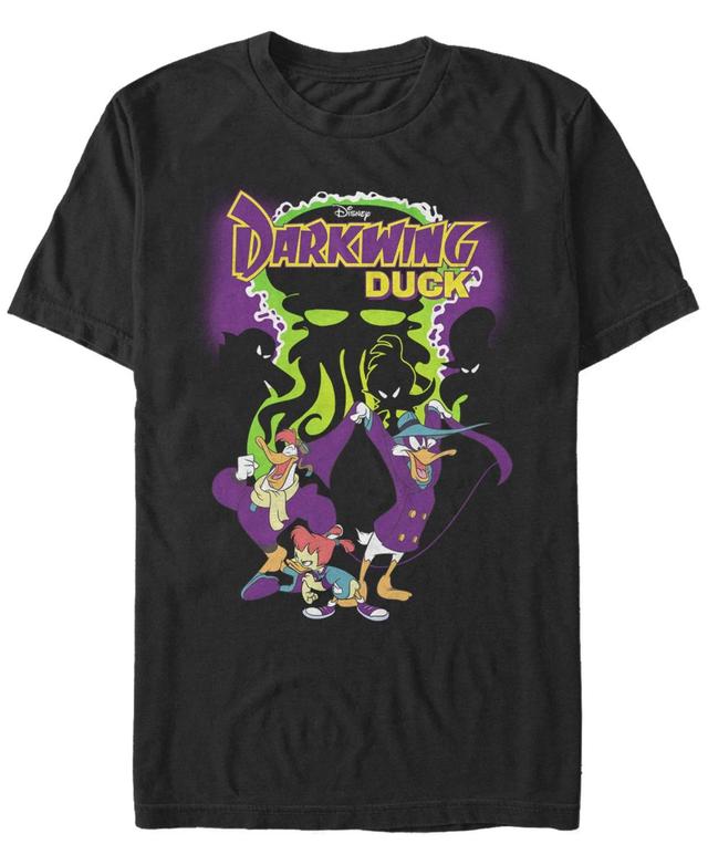 Mens Darkwing Duck Dangerous Short Sleeve T-shirt Product Image